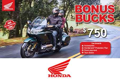 Read more about the article Bonus Bucks Promo – Gold Wing – Dirt Bikes